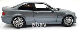 Norev 1/18 Scale Diecast 183016 BMW M3 CSL 2003 Grey Met