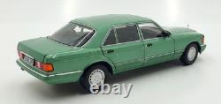 Norev 1/18 Scale Diecast 183469 1991 Mercedes-Benz 560 SEL Light Green Metallic