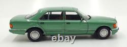 Norev 1/18 Scale Diecast 183469 1991 Mercedes-Benz 560 SEL Light Green Metallic