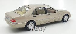 Norev 1/18 Scale Diecast 183723 1997 Mercedes-Benz S600 Smoke Silver Metallic