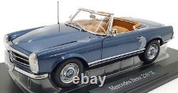 Norev 1/18 Scale Diecast 183767 Mercedes-Benz 230 SL 1963 Met Blue