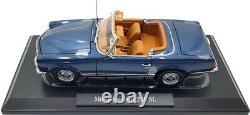 Norev 1/18 Scale Diecast 183767 Mercedes-Benz 230 SL 1963 Met Blue