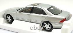 Norev 1/18 Scale Diecast 183816 1999 Mercedes-Benz S555 AMG Silver Norev 1/18 Scale Diecast 183816 1999 Mercedes-Benz S555 AMG Silver