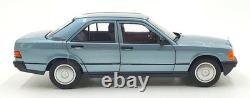 Norev 1/18 Scale Diecast 183828 1984 Mercedes-Benz 190 E Light Blue Metallic