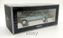 Norev 1/18 Scale Diecast 183828 1984 Mercedes-Benz 190 E Light Blue Metallic