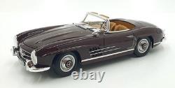 Norev 1/18 Scale Diecast 183891 1957 Mercedes-Benz 300 SL Roadster Dark Red