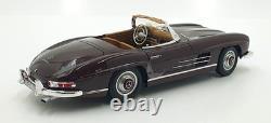 Norev 1/18 Scale Diecast 183891 1957 Mercedes-Benz 300 SL Roadster Dark Red