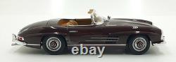 Norev 1/18 Scale Diecast 183891 1957 Mercedes-Benz 300 SL Roadster Dark Red