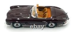 Norev 1/18 Scale Diecast 183891 1957 Mercedes-Benz 300 SL Roadster Dark Red