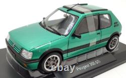 Norev 1/18 Scale Diecast 184847 Peugeot 205 GTi 1.9 Griffe Windowroof 1991 Green