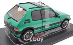 Norev 1/18 Scale Diecast 184847 Peugeot 205 GTi 1.9 Griffe Windowroof 1991 Green