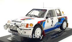 Norev 1/18 Scale Diecast 184864 Peugeot 205 T16 #2 Monte Carlo 1985