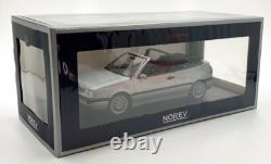 Norev 1/18 Scale Diecast 188468 1995 VW Golf Cabriolet Silver