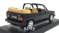 Norev 1/18 Scale Diecast 188568 1992 Volkswagen Golf Cabriolet Black
