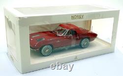 Norev 1/18 Scale Diecast 189056 1963 Chevrolet Corvette Sting Ray Convertible