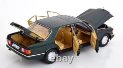 Norev 1/18 Scale Diecast 1991 Mercedes-Benz 560 SEL Green Dealership Edition New