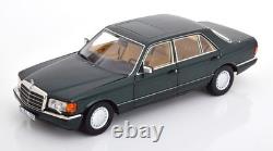 Norev 1/18 Scale Diecast 1991 Mercedes-Benz 560 SEL Green Dealership Edition New