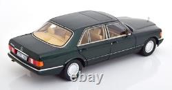 Norev 1/18 Scale Diecast 1991 Mercedes-Benz 560 SEL Green Dealership Edition New