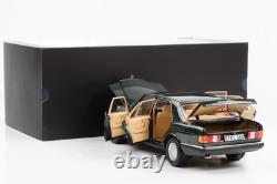 Norev 1/18 Scale Diecast 1991 Mercedes-Benz 560 SEL Green Dealership Edition New