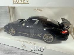 Norev 1/18 Scale Diecast 2009 Porsche 911 GT3 RS Black/Gold 187563 Boxed New