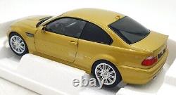 Norev 1/18 scale Diecast 183000 2000 BMW M3 E46 Metallic Yellow