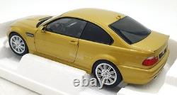 Norev 1/18 scale Diecast 183000 2000 BMW M3 E46 Metallic Yellow