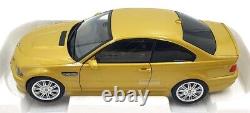 Norev 1/18 scale Diecast 183000 2000 BMW M3 E46 Metallic Yellow