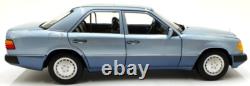Norev 1/18 scale Diecast 183945 Mercedes Benz 230 E 1990 Lt Blue Met