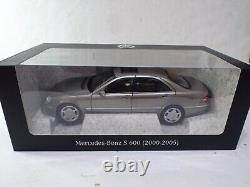Norev Mercedes Benz S-600 2000-2005 Silver 118 Scale New Mib (l120)