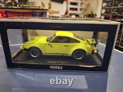 Norev Porsche 911 Turbo 3,0 1976 Light green 118 Die-Cast Scale Model