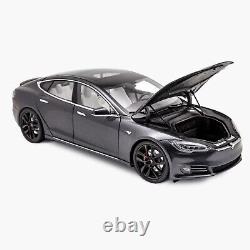 OFFICIAL TESLA MERC Diecast 118 Scale Model S P100D Silver