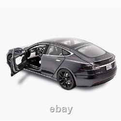 OFFICIAL TESLA MERC Diecast 118 Scale Model S P100D Silver