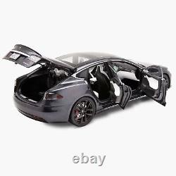 OFFICIAL TESLA MERC Diecast 118 Scale Model S P100D Silver