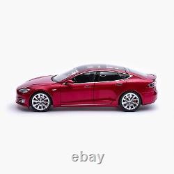 Official Tesla Diecast 118 Scale Model S P100D RED