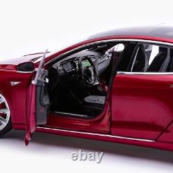 Official Tesla Diecast 118 Scale Model S P100D RED