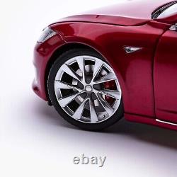 Official Tesla Diecast 118 Scale Model S P100D RED