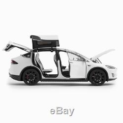 Official Tesla Model X P100D White With Black Replica 118 Scale Die-Cast Car