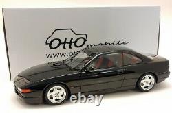 Otto 1/18 Scale BMW 850 CSi E31 1990 Black Resin Model Car