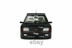 PEUGEOT 205 GTi DIMMA BLACK 118 SCALE OTTO MODEL GREAT COLLECTORS PIECE OT901