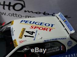 PEUGEOT 306 MAXI OTTO 118 scale Rally Monte Carlo DELECOUR RARE NEW 1/18 OT546