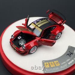 PGM 164 Scale RWB Porsche 964 Diecast Car Model Red Limited Luxury Version