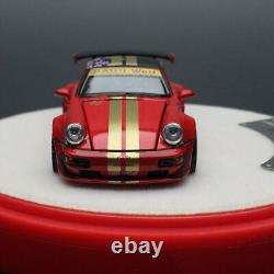 PGM 164 Scale RWB Porsche 964 Diecast Car Model Red Limited Luxury Version