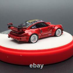 PGM 164 Scale RWB Porsche 964 Diecast Car Model Red Limited Luxury Version