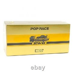 POP RACE xcartoys Truck & 930 RWB Porsche Gold Limited Edition 1/64 scale