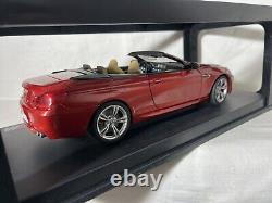 Paragon 1/18 Scale Die Cast Model BMW M6 Convertible Sakhir Orange Boxed