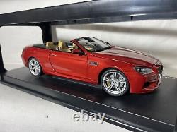 Paragon 1/18 Scale Die Cast Model BMW M6 Convertible Sakhir Orange Boxed