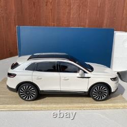 Paudi Toy Collection 118 Scale Lincoln Nautilus White Diecast Model Car New