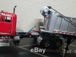Peterbilt 357 with East Dump Trailer Red Sword 150 Scale Model #SW2044-R New
