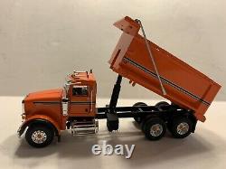 Peterbilt 367 Dump Truck Orange First Gear 150 scale