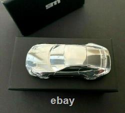 Porsche 911 992 Carrera Aluminum Billet Chrome model scale 143 Paperweight